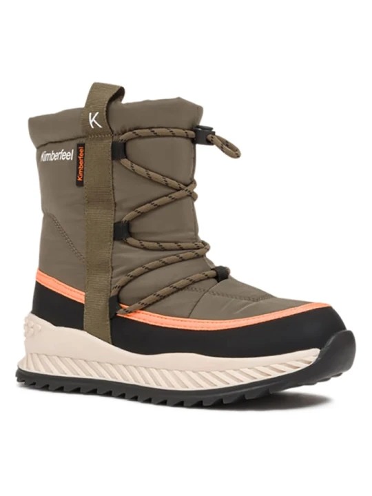 Zdjęcie produktu Kimberfeel Kozaki zimowe "Gino" w kolorze khaki rozmiar: 29