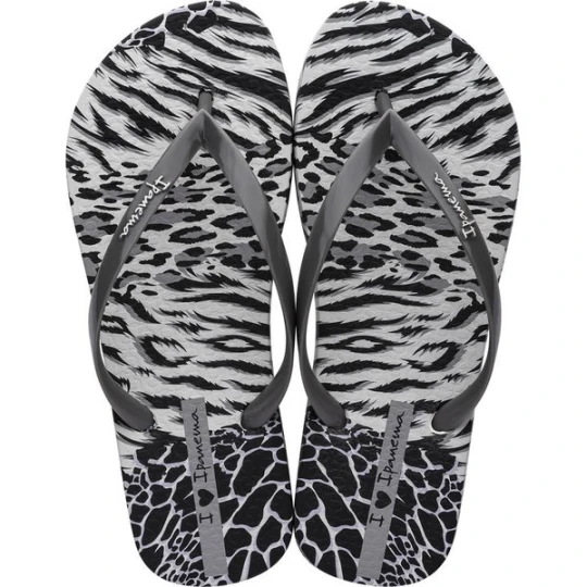 Zdjęcie produktu Klapki Animale Print Ipanema Czarny