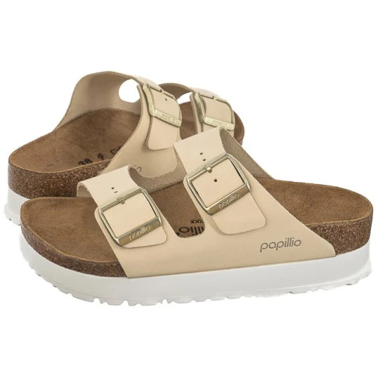 Zdjęcie produktu Klapki Arizona Pap Flex Platform Ecru 1026924 (PP13-c) Papillio