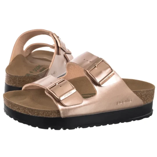 Zdjęcie produktu Klapki Arizona Pap Flex Platform Electric Metallic Copper 1031270 (PP22-a) Papillio