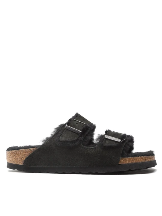 Zdjęcie produktu Klapki Birkenstock Arizona Shearling 0752663 Czarny
