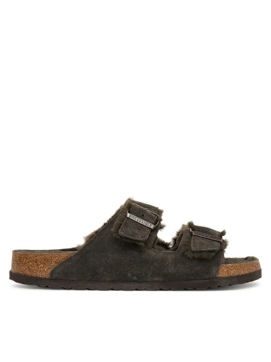 Zdjęcie produktu Klapki Birkenstock Arizona Shearling 1020566 Brązowy