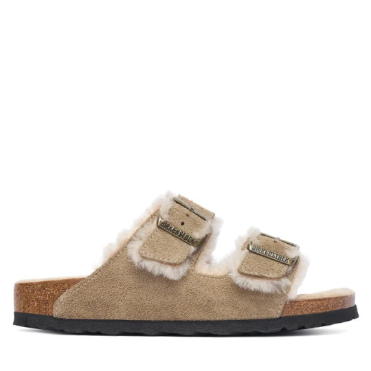 Zdjęcie produktu Klapki Birkenstock Arizona Shearling 1028293 Beżowy