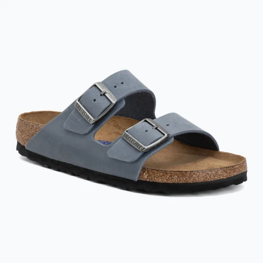 Zdjęcie produktu Klapki BIRKENSTOCK Arizona Soft Footbed Oiled Leather Narrow elemental blue