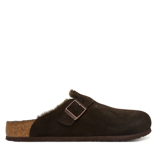 Zdjęcie produktu Klapki Birkenstock Boston Fur 1020567 Brązowy