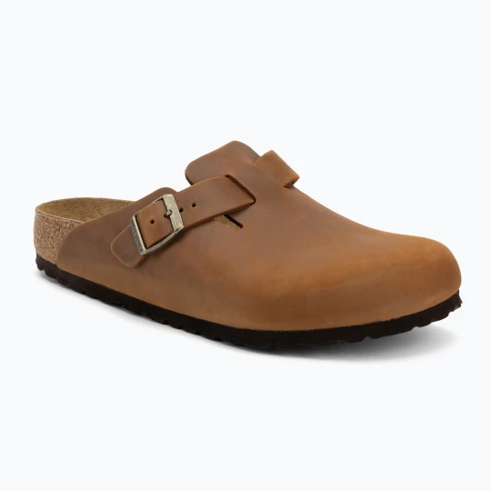 Zdjęcie produktu Klapki BIRKENSTOCK Boston LEOI Regular cognac Brązowy