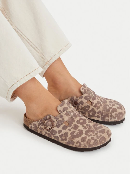 Zdjęcie produktu Klapki Birkenstock Boston Print 1033324 Brązowy