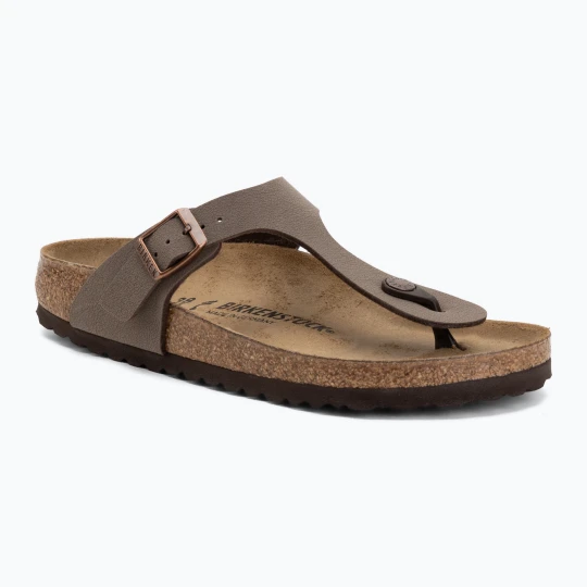 Zdjęcie produktu Klapki BIRKENSTOCK Gizeh Birkibuc Narrow mocca Szary
