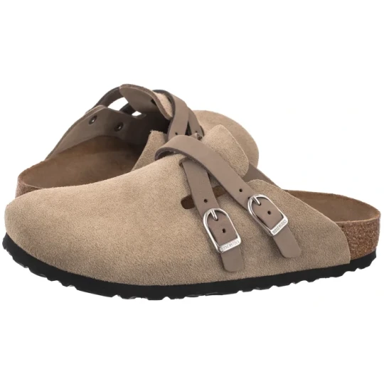 Zdjęcie produktu Klapki Blair Taupe Suede Leather 1032905 (BK409-a) Birkenstock