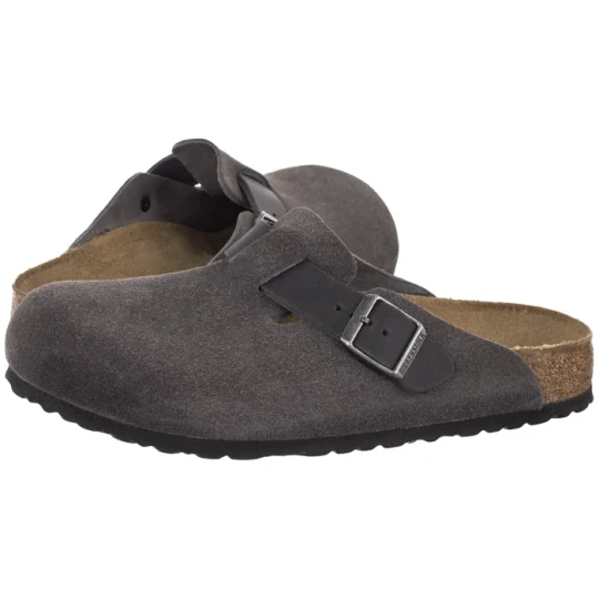 Zdjęcie produktu Klapki Boston BS Suede Charcoal 1032471 (BK407-a) Birkenstock