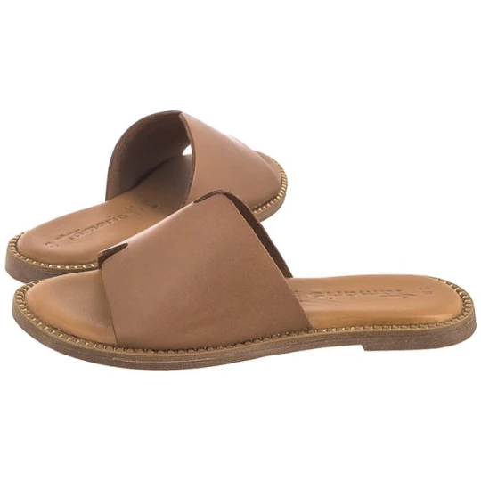 Zdjęcie produktu Klapki Brązowe 1-27135-42 305 Cognac (TM484-b) Tamaris