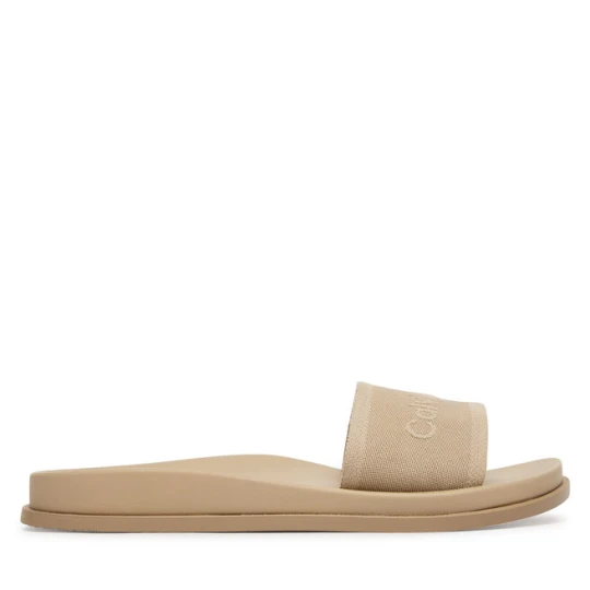 Zdjęcie produktu Klapki Calvin Klein City Sandal Mule Webbing HW0HW02887 Beżowy