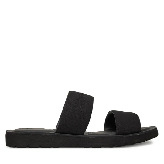 Zdjęcie produktu Klapki Calvin Klein Double Strap Cv Logo HM0HM01801 Czarny