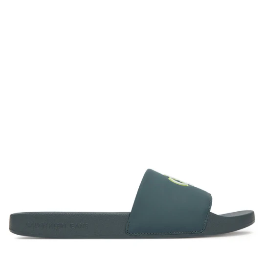 Zdjęcie produktu Klapki Calvin Klein Jeans Slide Jelly Mono Pu YM0YM01281 Zielony
