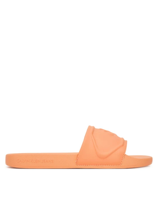 Zdjęcie produktu Klapki Calvin Klein Jeans Slide Pu Hf Mg YW0YW01879 Pomarańczowy