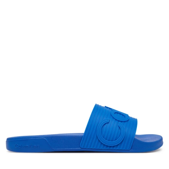 Zdjęcie produktu Klapki Calvin Klein Nemo - Contoured Emblem Logo Sliders HM0HM02113 Niebieski