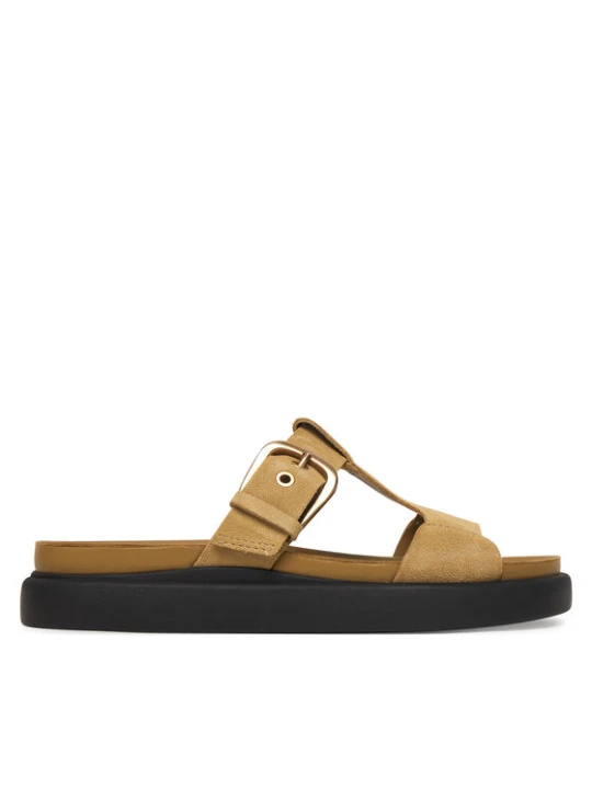 Zdjęcie produktu Klapki Clarks Aristella West 26185811 Brązowy