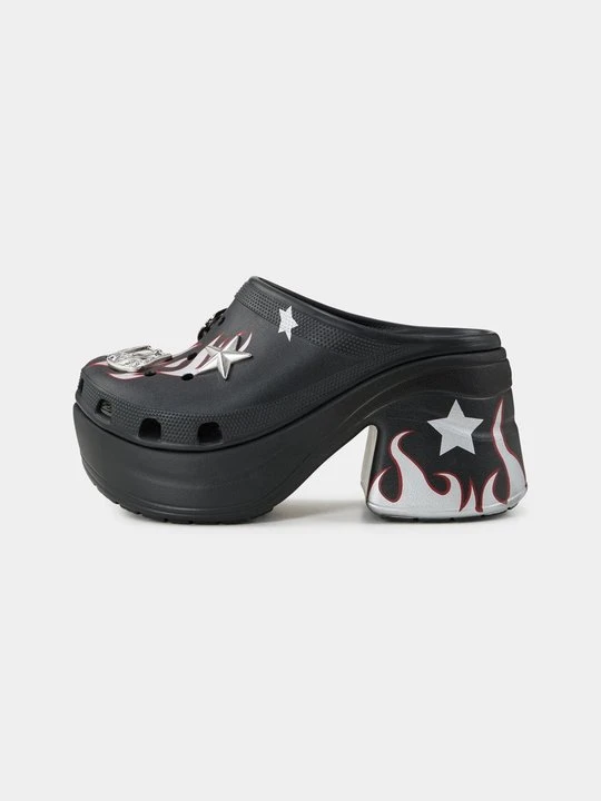 Zdjęcie produktu Klapki na obcasie Crocs czarny