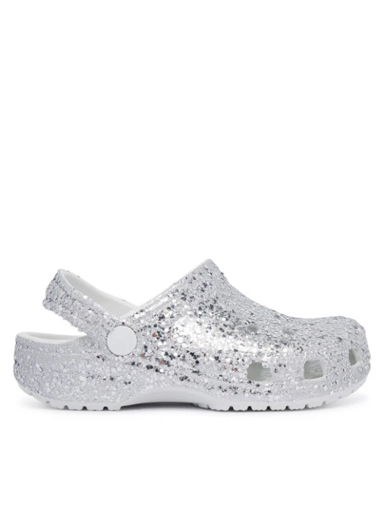 Zdjęcie produktu Klapki Crocs Classic Dazzle Glitter Clog K 213915 Srebrny