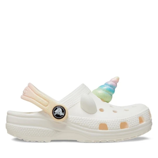 Zdjęcie produktu Klapki Crocs Classic Iam Rainbow Unicorn Clog T 209701 Biały