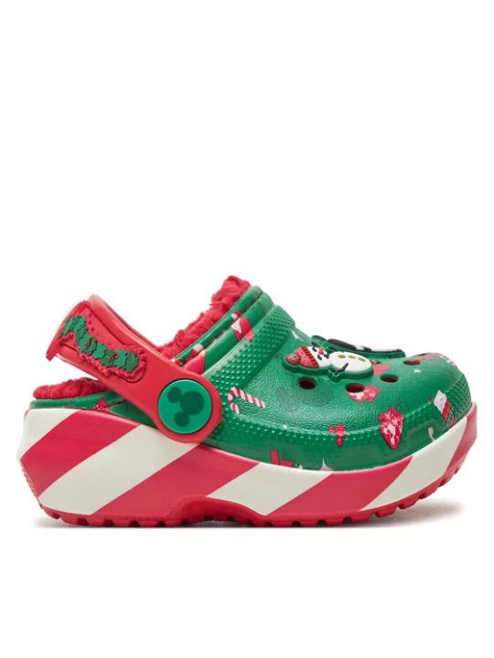 Zdjęcie produktu Klapki Crocs Classic Mickey Xmass Lined Clog T 210815 Zielony