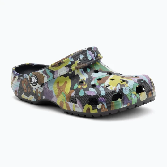 Zdjęcie produktu Klapki Crocs Classic Painted Floral black sand