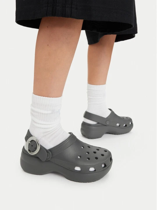 Zdjęcie produktu Klapki Crocs Classic Platform Buckle Clog 213230 Szary