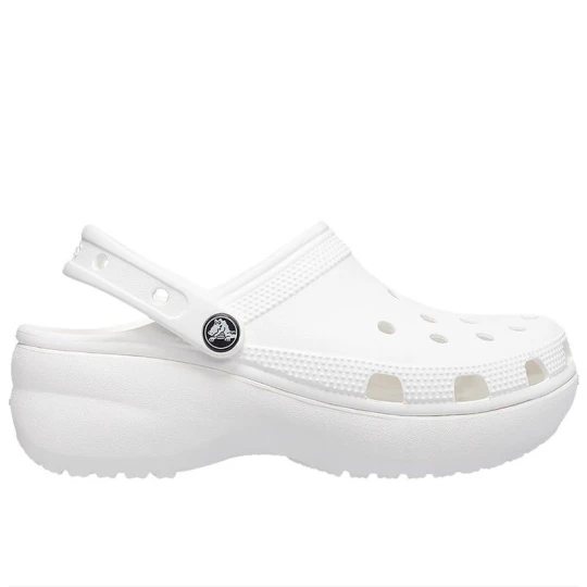 Zdjęcie produktu Klapki damskie Crocs Classic Platform Clog 206750-100 - białe