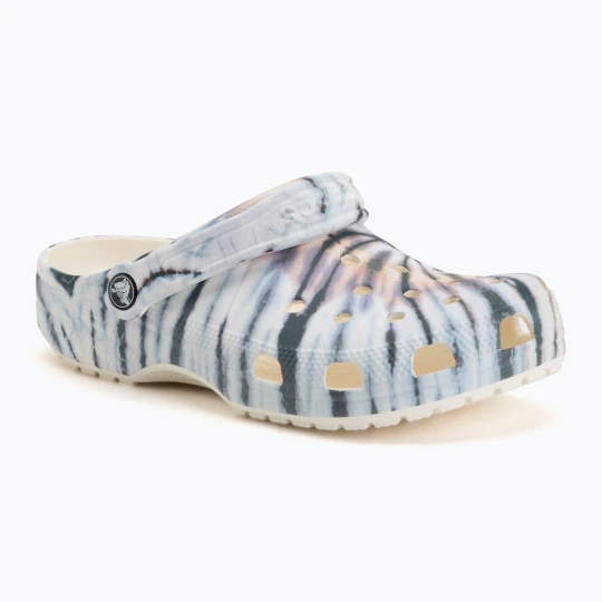 Zdjęcie produktu Klapki Crocs Classic Tie Dye chalk/multi Fioletowy