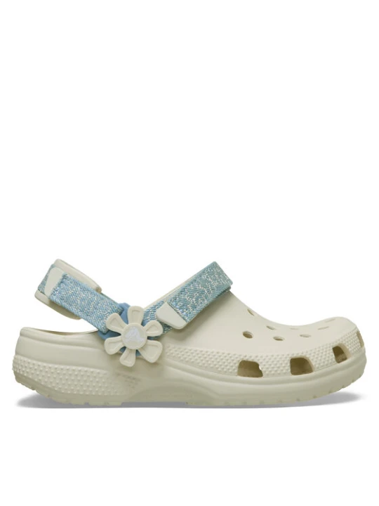 Zdjęcie produktu Klapki Crocs Clsc Dnm Flwr Adj BackstrapCgK 212511 Szary