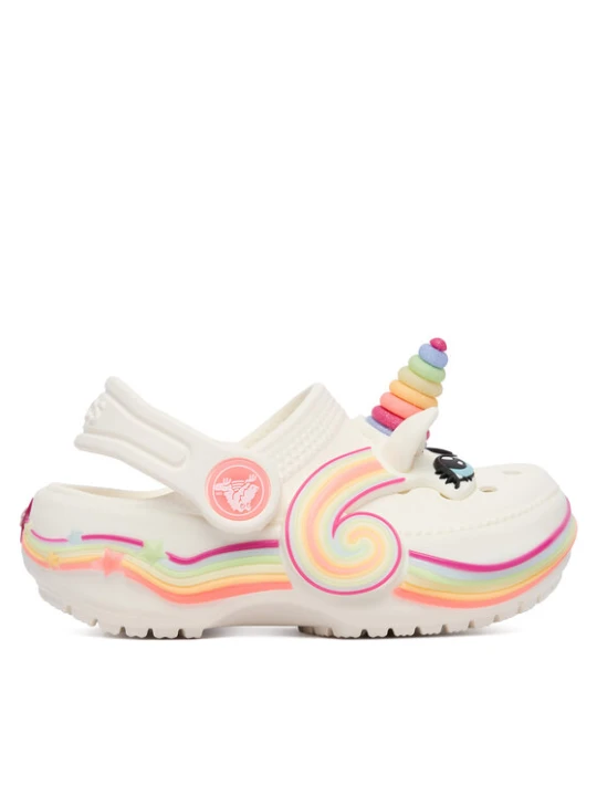 Zdjęcie produktu Klapki Crocs Toddler Crocs Iam Unicorn Lights Classic Clog 212508 Biały