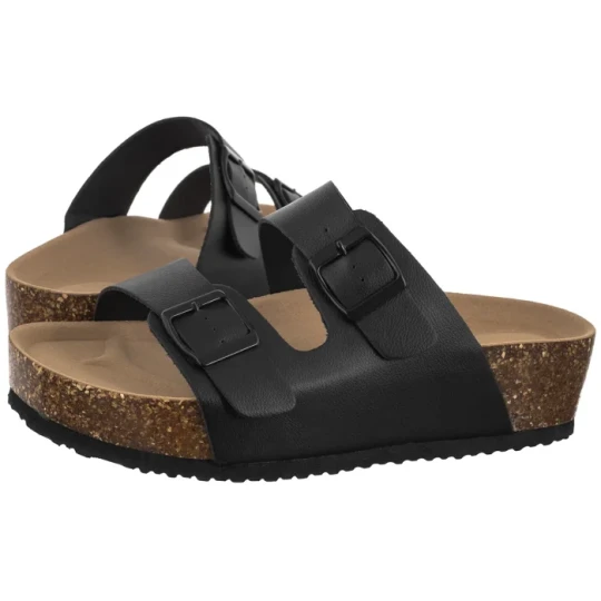 Zdjęcie produktu Klapki Czarne DK7885 / 26 BK (FO243-a) Filippo