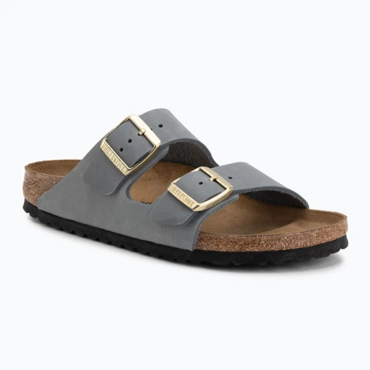 Zdjęcie produktu Klapki damskie BIRKENSTOCK Arizona LEOI Narrow basalt gray Szary