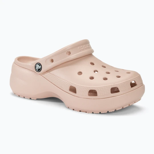 Zdjęcie produktu Klapki damskie Crocs Classic Platform Clog quartz Beżowy