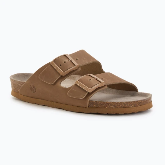 Zdjęcie produktu Klapki damskie Genuins Hawaii Oiled Leather clay Brązowy
