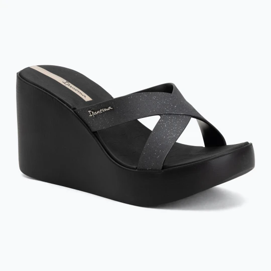 Zdjęcie produktu Klapki damskie Ipanema High Fashion II Slide black / glitter / beige