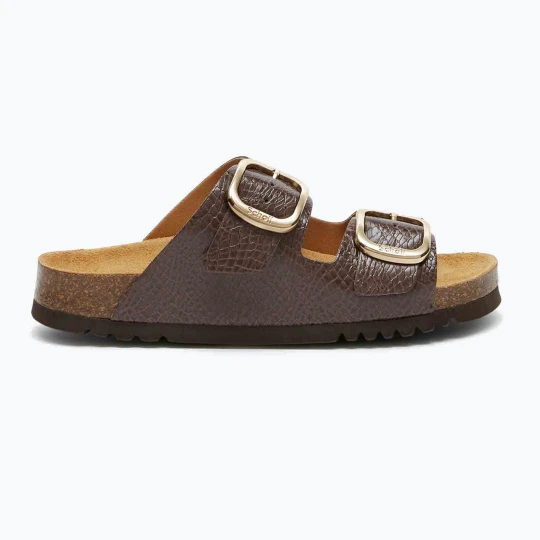 Zdjęcie produktu Klapki damskie Scholl Noelle Syntetic Reptile brown