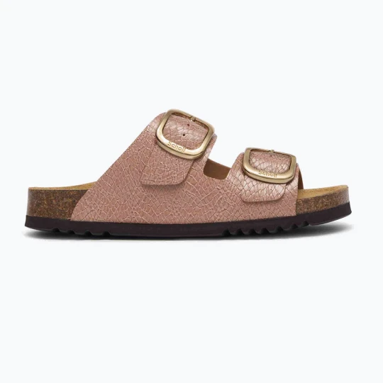 Zdjęcie produktu Klapki damskie Scholl Noelle Syntetic Reptile dusty pink