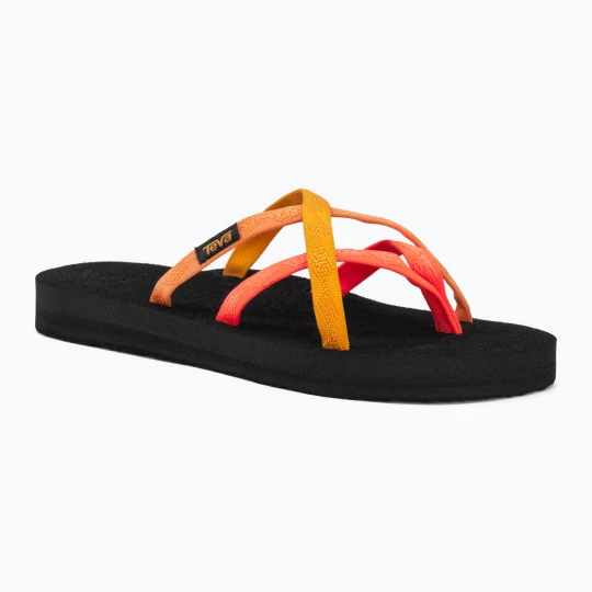 Zdjęcie produktu Klapki damskie Teva Olowahu neon coral multi Pomarańczowy