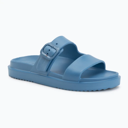 Zdjęcie produktu Klapki damskie Tommy Hilfiger Light Double Strap cobalt steel Niebieski