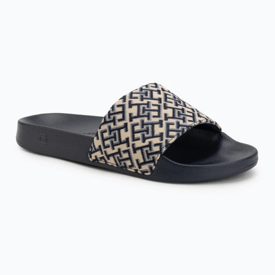 Zdjęcie produktu Klapki damskie Tommy Hilfiger Monogram space blue Granatowy