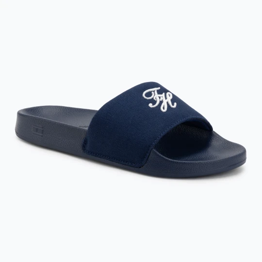 Zdjęcie produktu Klapki damskie Tommy Hilfiger Script Pool preppy navy Niebieski