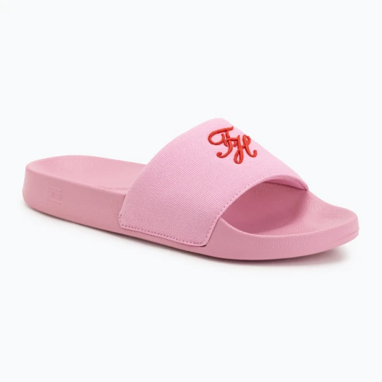 Zdjęcie produktu Klapki damskie Tommy Hilfiger Script Pool rose petal Różowy