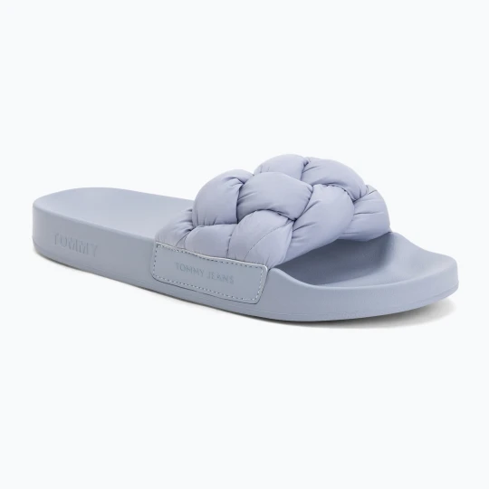 Zdjęcie produktu Klapki damskie Tommy Jeans Braided soaring skies Niebieski