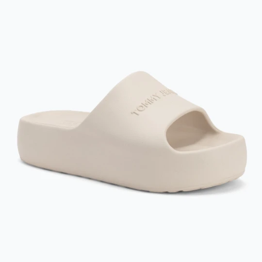Zdjęcie produktu Klapki damskie Tommy Jeans Chunky Pool Slide Ess newsprint Szary