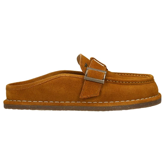 Zdjęcie produktu Klapki typu loafer z dwoiny welurowej 74162-63 Wojas