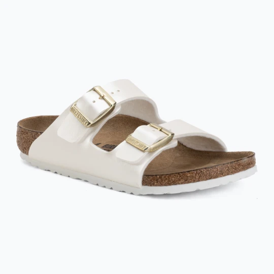 Zdjęcie produktu Klapki dziecięce BIRKENSTOCK Arizona Birko-Flor Narrow electric metallic pearl Biały