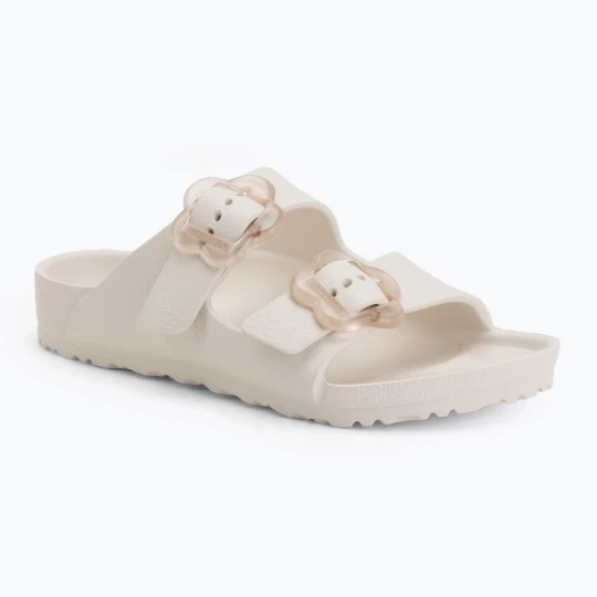 Zdjęcie produktu Klapki dziecięce BIRKENSTOCK Arizona Flower EVA Narrow eggshell Beżowy
