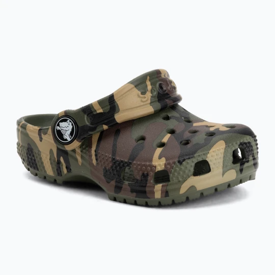 Zdjęcie produktu Klapki dziecięce Crocs Classic Camouflage Toddler army green / multi
