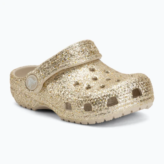 Zdjęcie produktu Klapki dziecięce Crocs Classic Chunky Glitter 211940 sandstone Beżowy